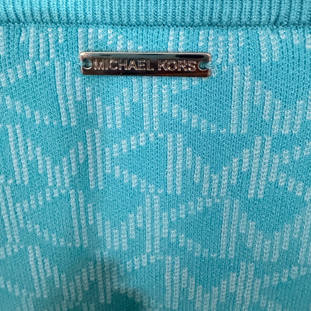 Michael Kors Aqua Short Sleeve Top - Picture 5 of 7